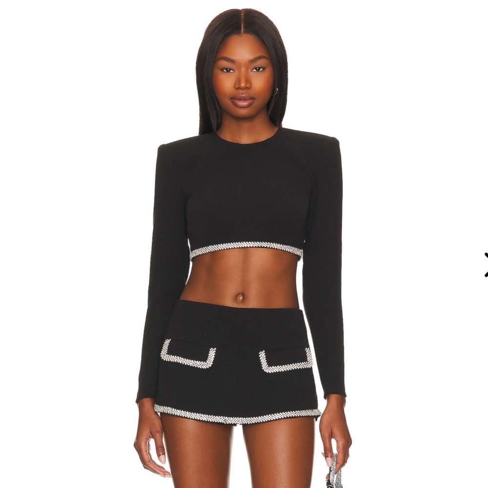 Lovers and Friends X Rachel Cosette crop top